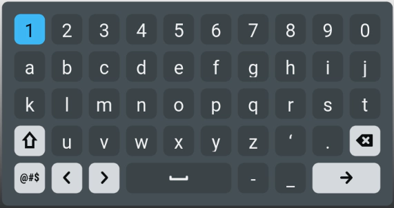 Virtual keyboard